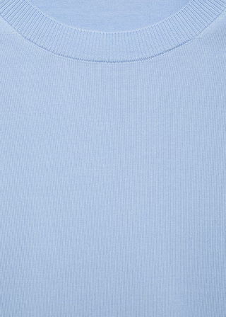 Cotton fine-knit t-shirt